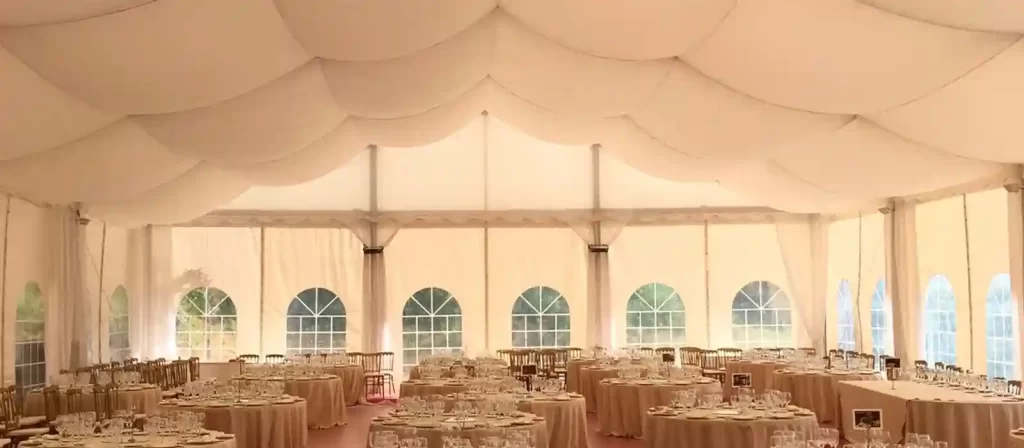 Instalación y alquiler de carpas para bodas